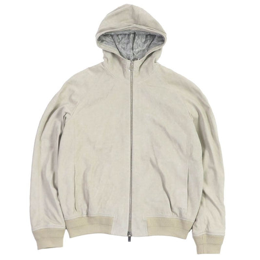 DIOR Homme 22AW 293l439a0471 Back Logo Back Oblique Suede Leather Jacket Light