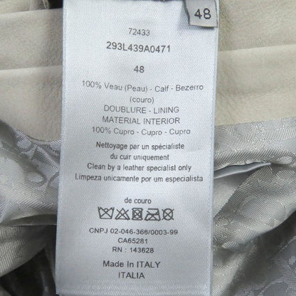 DIOR Homme 22AW 293l439a0471 Back Logo Back Oblique Suede Leather Jacket Light