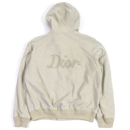 DIOR Homme 22AW 293l439a0471 Back Logo Back Oblique Suede Leather Jacket Light