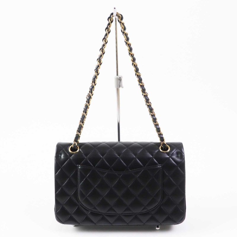 CHANEL A01112 Matelasse 25 Lambskin Random Serial Double Flap Double Chain