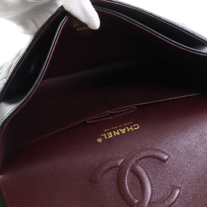 CHANEL A01112 Matelasse 25 Lambskin Random Serial Double Flap Double Chain