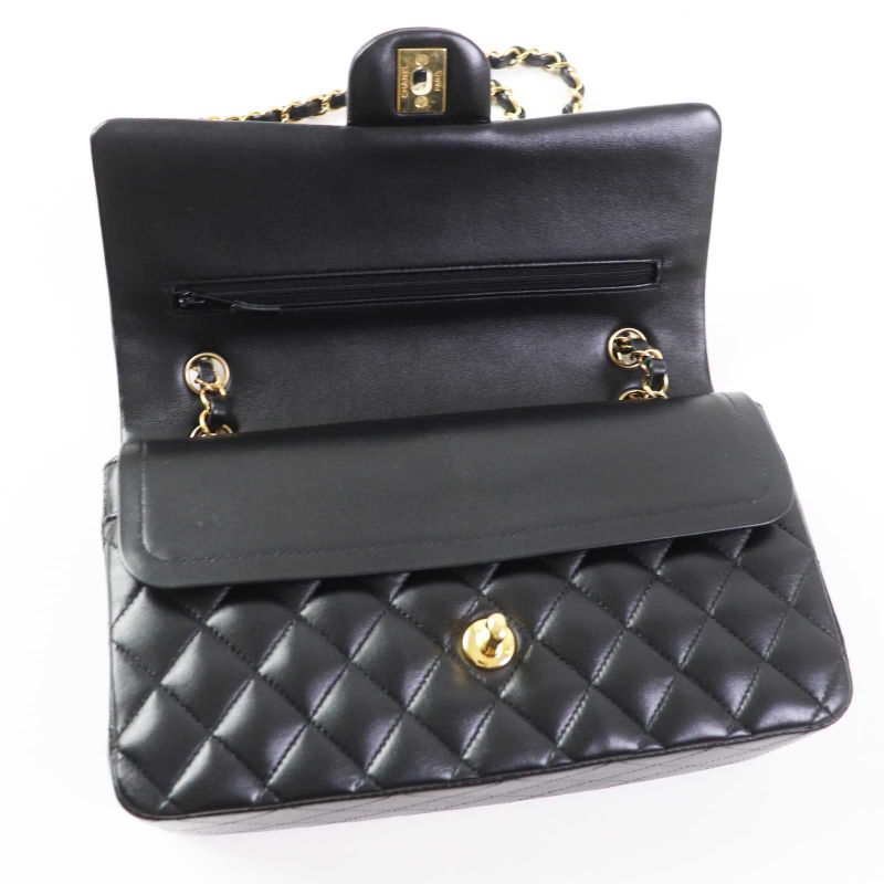 CHANEL A01112 Matelasse 25 Lambskin Random Serial Double Flap Double Chain