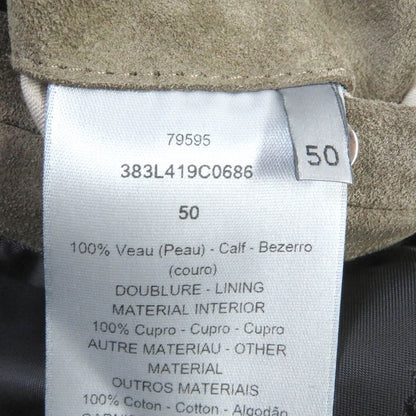 DIOR Homme 23AW 383l419c0686 Zipped Varsity Blouson Suede Leather Padded