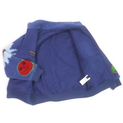 Louis Vuitton 23AW Yayoi Kusama Collaboration Face LV Logo Hardware Boa Fleece