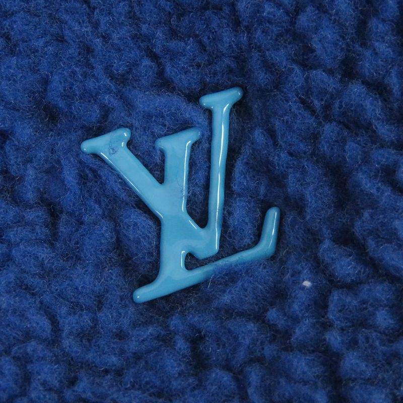 Louis Vuitton 23AW Yayoi Kusama Collaboration Face LV Logo Hardware Boa Fleece