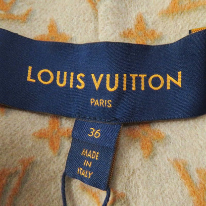 Louis Vuitton 23 Years 1abqp2 Removable Collar Double Face Coat Wool Silk