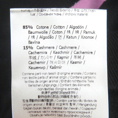 Fendi Fzz284 Cotton Cashmere Face Light Hand Crewneck Sweater Knit Black 46