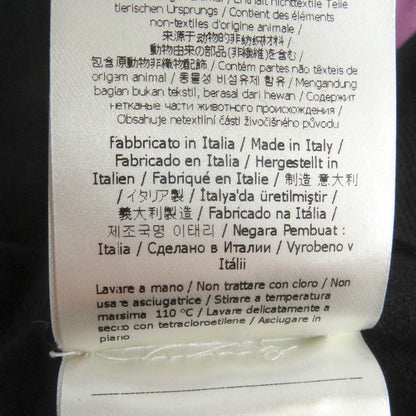 Fendi Fzz284 Cotton Cashmere Face Light Hand Crewneck Sweater Knit Black 46