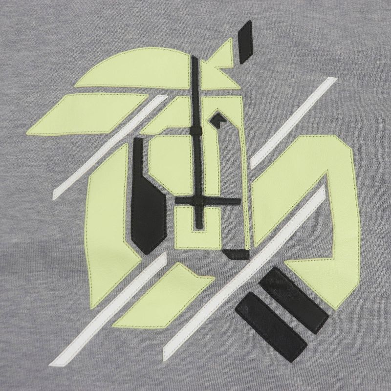 Hermes Chevaux En Symmetry 100% Cotton Horse Lamb Leather Patch Sweatshirt