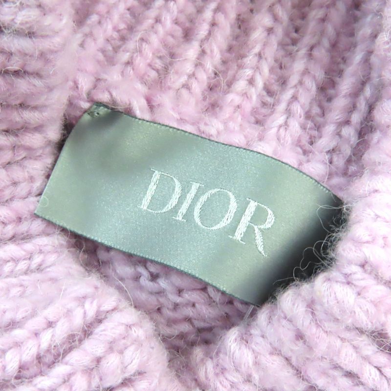 DIOR Christian DIOR Homme 23SS 313m634at512 Alpaca Blend Hologram High Neck Low Gauge Knit