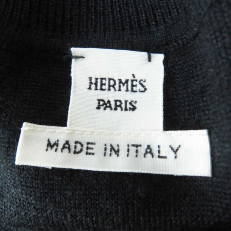 Hermes 22SS 2e2505d3 Cashmere Silk Chaine D'ancre Pattern Long Sleeve Long Knit