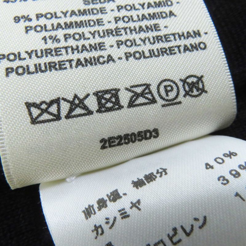 Hermes 2e2505d3 Cashmere Silk Chaine D'ancre Pattern Long Sleeve Knit Dress