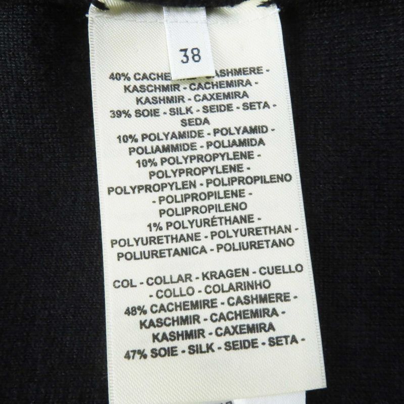 Hermes 2e2505d3 Cashmere Silk Chaine D'ancre Pattern Long Sleeve Knit Dress