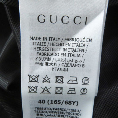 Gucci 643737 Wool Interlocking G Houndstooth Staggered Skirt Multi 40 Made In