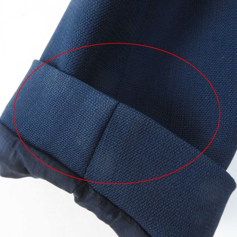 Celine Phoebe Period Wool 100% Silk Front Open Crombie Coat Navy Black 36 Made