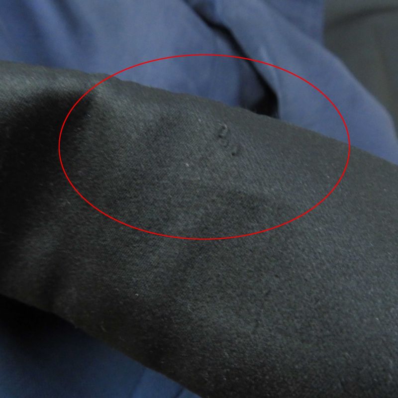 Celine Phoebe Period Wool 100% Silk Front Open Crombie Coat Navy Black 36 Made