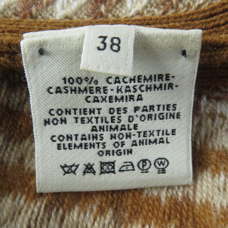Hermes 2022 100% Cashmere Oversized Serie Buttons Staggered Long Sleeves Knit