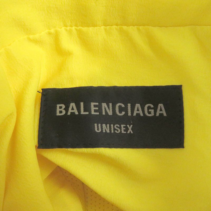 Balenciaga 22AW 720153 3B Sport Icon Pullover Tracksuit Jacket Yellow L Made