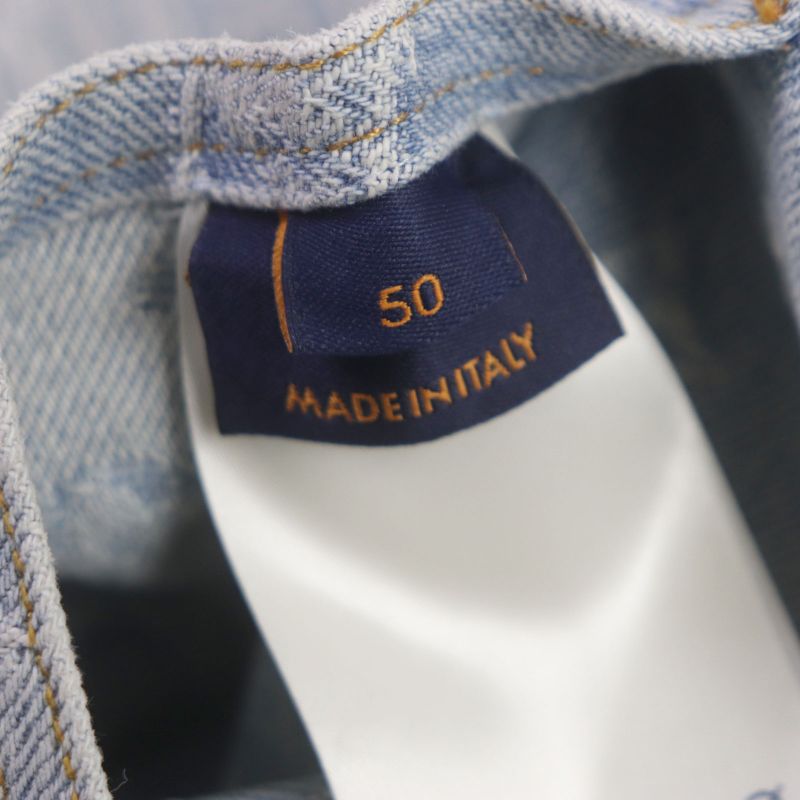 Louis Vuitton 1a8wts Monogram NBA Zip-through Hoodie Ice Blue 50 With Hanger