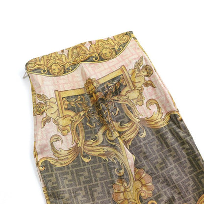 Fendi Versace Fendace 22SS Fr6372 FF Logo Baroque Leggings/pants/spats Multi 36