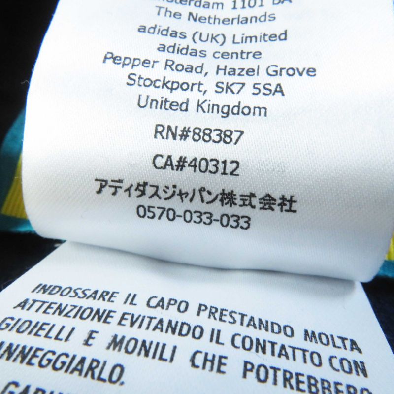 Gucci Adidas 23SS 695679 Trefoil Embroidery Chenille Dress Navy S Made In