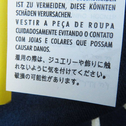 Gucci Adidas 23SS 695679 Trefoil Embroidery Chenille Dress Navy S Made In