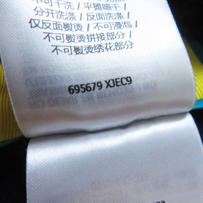 Gucci Adidas 23SS 695679 Trefoil Embroidery Chenille Dress Navy S Made In