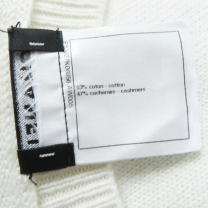 CHANEL P53637 Cotton Cashmere Sleeveless Knit Dress With Pockets And F Pearls