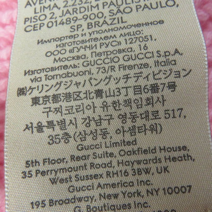 Gucci 773426 Wool Knit Scarf With Patches Cashmere Blend Current Product Scarf