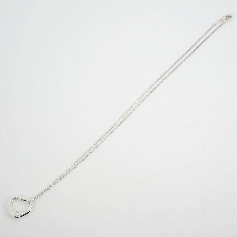 Tiffany & Co 925 Open Heart Pendant /necklace //j81-4