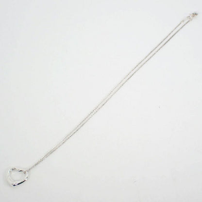Tiffany & Co 925 Open Heart Pendant /necklace //j81-4