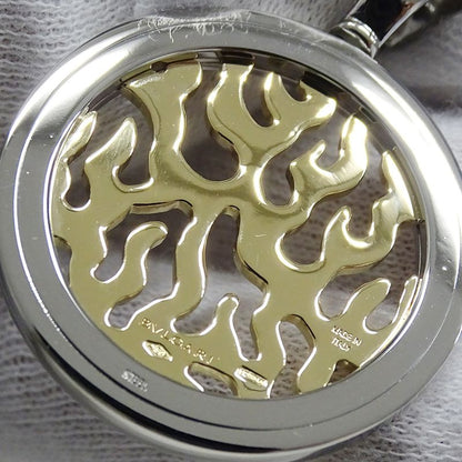 Bulgari Bvlgari Pendant Top Ladies Men's Brand Stainless Steel SS 750yg Diamond