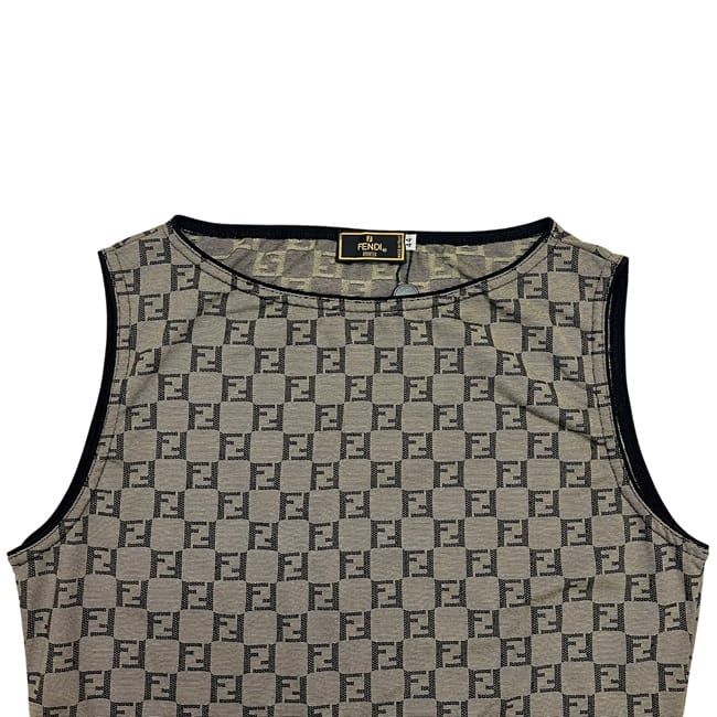 Fendi Sleeveless Khaki Green Zucchino 52 409 001