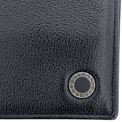 Bvlgari Bifold Wallet Black Green Bvlgari Fold Wallet