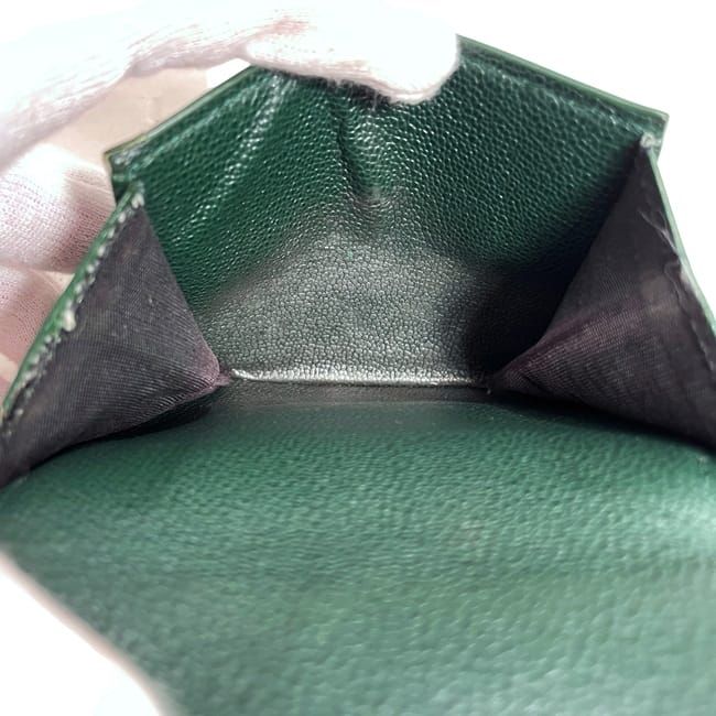 Bvlgari Bifold Wallet Black Green Bvlgari Fold Wallet