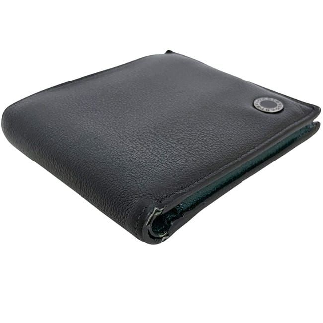 Bvlgari Bifold Wallet Black Green Bvlgari Fold Wallet