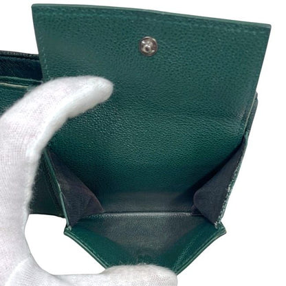 Bvlgari Bifold Wallet Black Green Bvlgari Fold Wallet