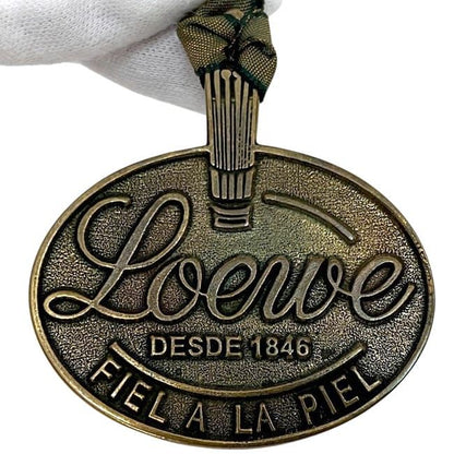 Loewe Ornament Vintage Gold Excellent Condition Charm Metal Used