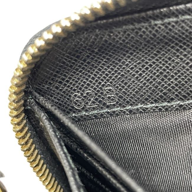 Prada Round Zipper Long Wallet Black NERO 1m0506 Wallet