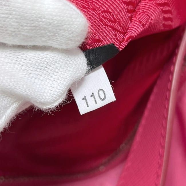 Prada Tote Bag Pink Tessuto B4605c Excellent Condition Nylon