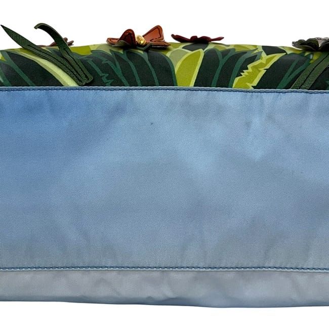 Prada Tote Bag Blue Tessuto 2010 Limited Edition