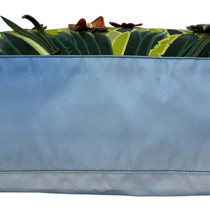 Prada Tote Bag Blue Tessuto 2010 Limited Edition