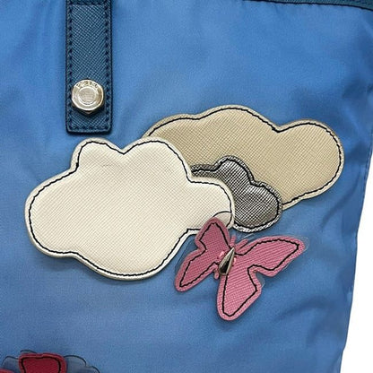 Prada Tote Bag Blue Tessuto 2010 Limited Edition