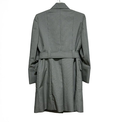 Gucci Coat Size 40 M Women - 225718 Zu059 Light Gray X Gray X Multi Long