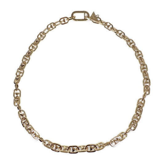 Prada Triangle Chain 1ic075_2co0_f0056 Necklace Metal Gold Men's Women's [AB