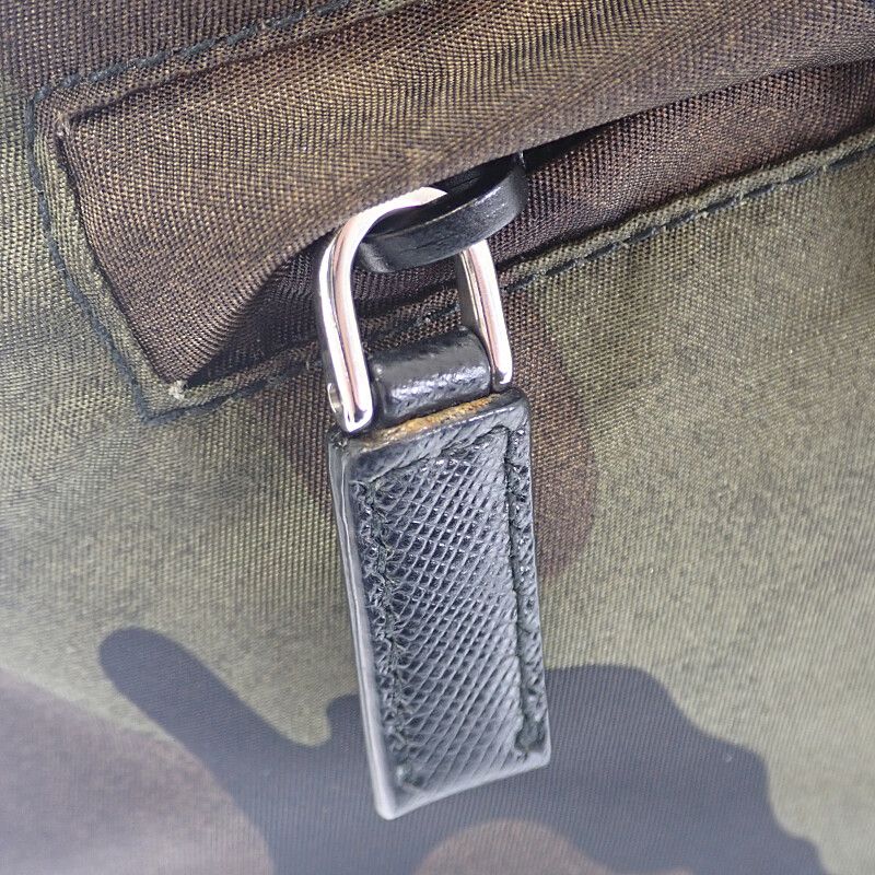 Prada Backpack Bz0032_zsr_f0334 Backpack Daypack Nylon Leather Tessuto Chamois