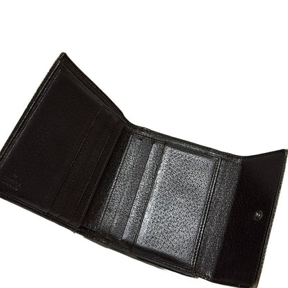 Gucci W Hook Wallet In Eclipse GG Pattern 120935 Beige And Dark Brown