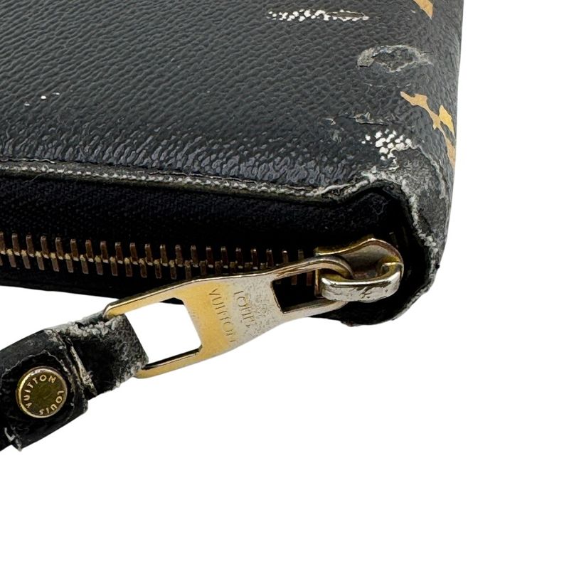 Louis Vuitton M44744 Round Zippy Wallet Monogram Jungle Long Wallet Brand Card