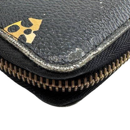 Louis Vuitton M44744 Round Zippy Wallet Monogram Jungle Long Wallet Brand Card