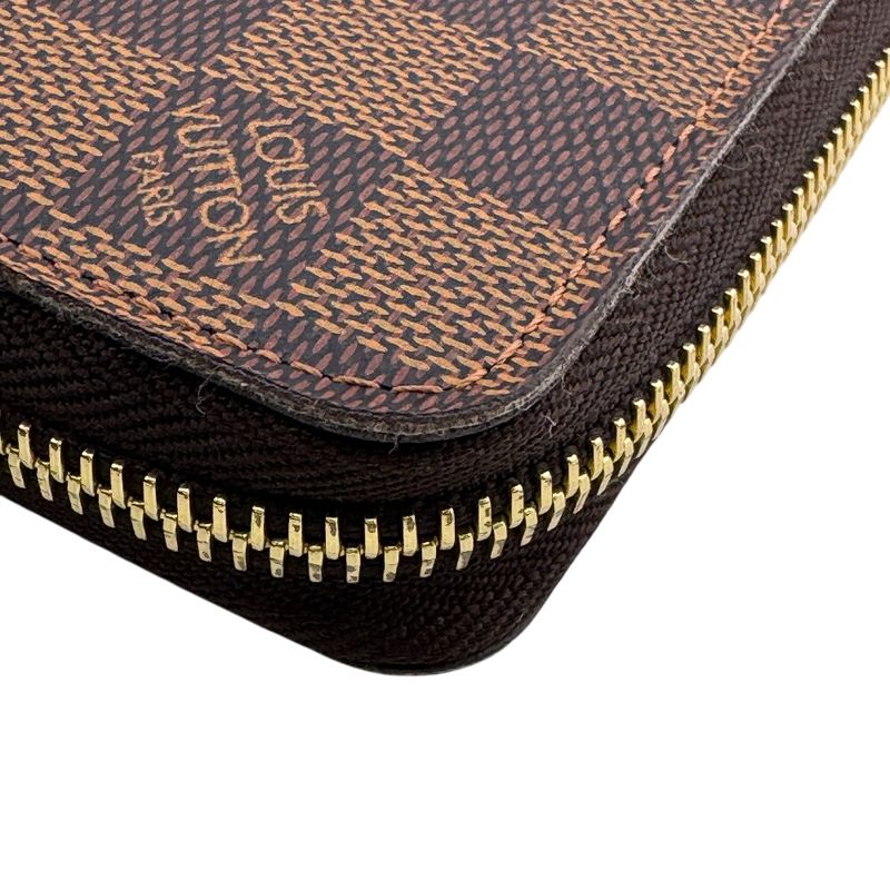 Louis Vuitton N60015 Zippy Wallet Round Zippy Wallet Damier Pattern Long Wallet